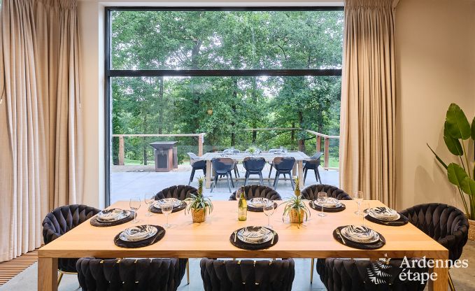 Luxevilla in Durbuy for 8 people with jacuzzi, sauna, covered terrace and private garden