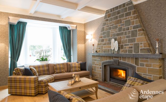 Luxury villa in Durbuy: accommodation for 15 people with pool, spa, and nature in the Ardennes