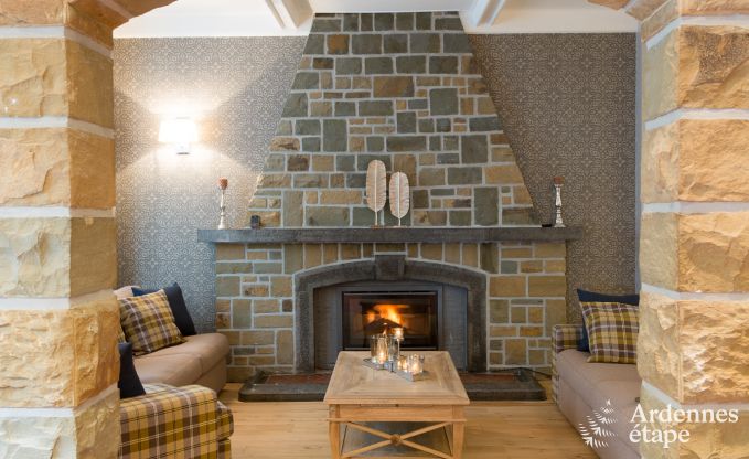 Luxury villa in Durbuy: accommodation for 15 people with pool, spa, and nature in the Ardennes