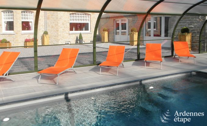 Luxury villa in Durbuy: accommodation for 15 people with pool, spa, and nature in the Ardennes