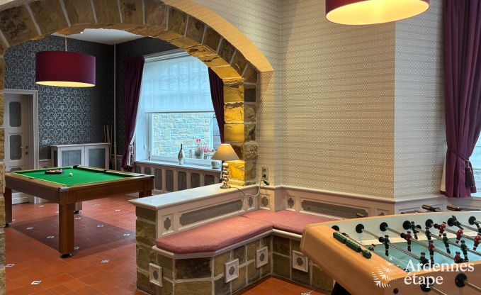 Luxury villa in Durbuy: accommodation for 15 people with pool, spa, and nature in the Ardennes