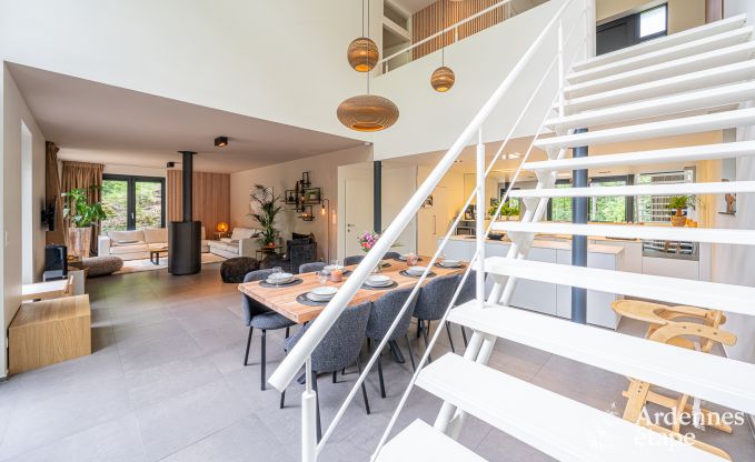 Spacious villa for 8 people in Durbuy with sauna, hot tub and private garden
