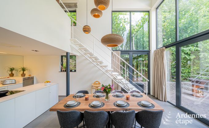 Spacious villa for 8 people in Durbuy with sauna, hot tub and private garden