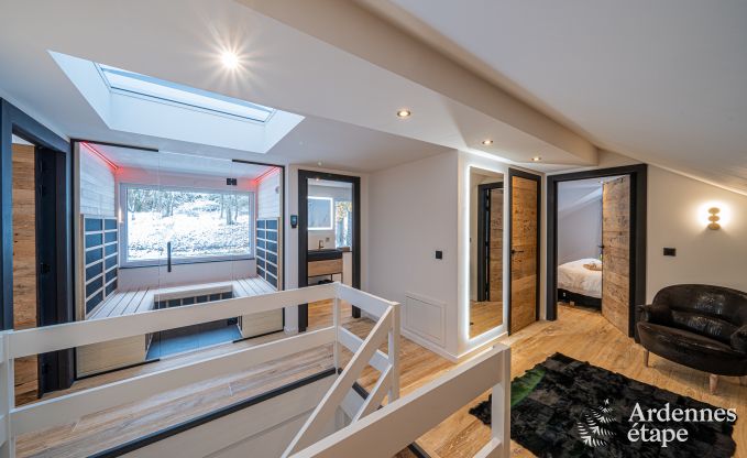 Luxury villa in Durbuy: enjoy wellness, art and nature for 8 people