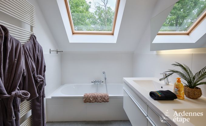 Luxevilla in Durbuy for 8 people with jacuzzi, sauna, covered terrace and private garden