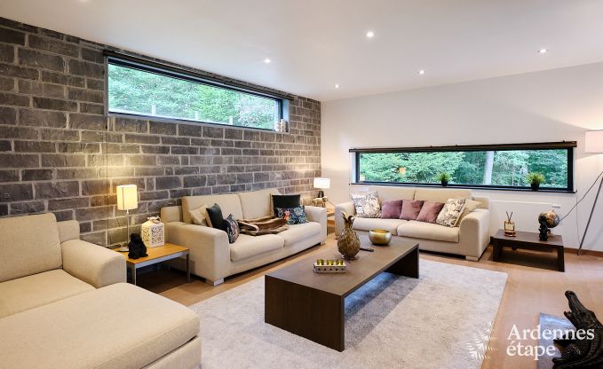 Luxevilla in Durbuy for 8 people with jacuzzi, sauna, covered terrace and private garden