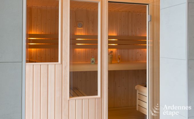 Luxury villa in Durbuy: accommodation for 15 people with pool, spa, and nature in the Ardennes