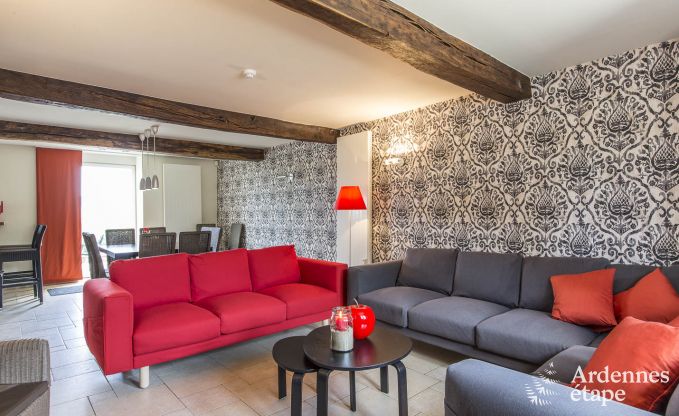 Holiday cottage in Ereze for 16 persons in the Ardennes
