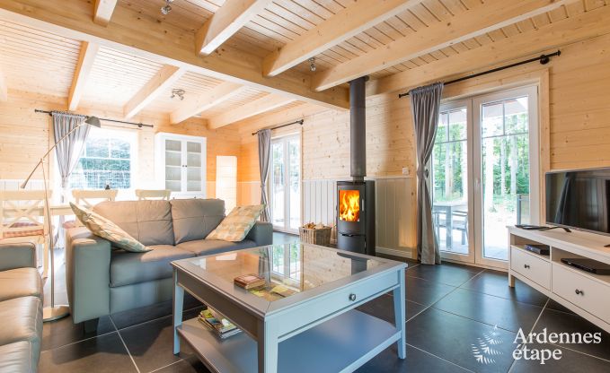 Charming rental holiday chalet for 6 persons near Durbuy (Belgium)