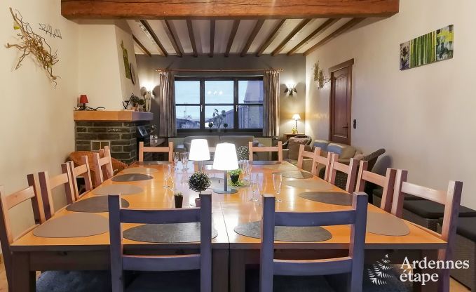 Holiday cottage in Erezee for 15 persons in the Ardennes
