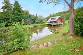 Chalet for 2 people in Ferrires, with garden, private terrace and wood stove in the Ardennes