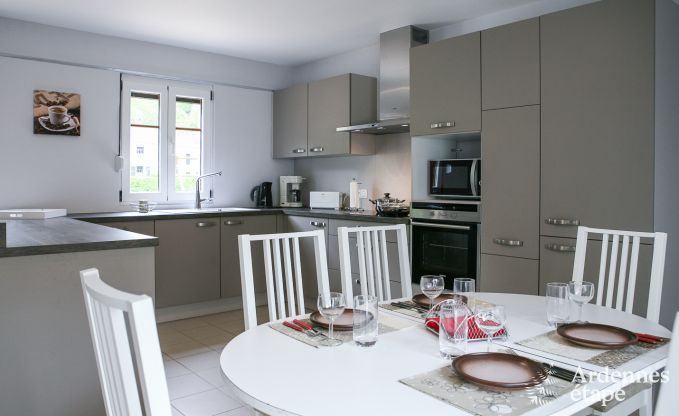 Holiday ground floor apartment with terrace to rent in Florenville