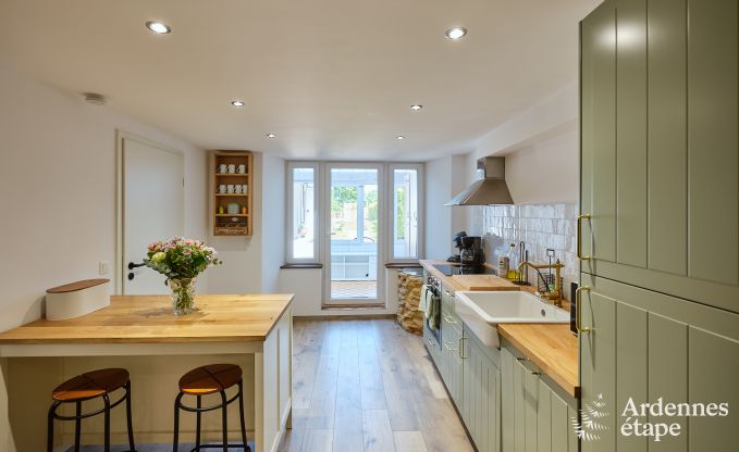 Charming holiday home for 8 people in Florenville with 4 bedrooms, wellness and play tower on the Semois