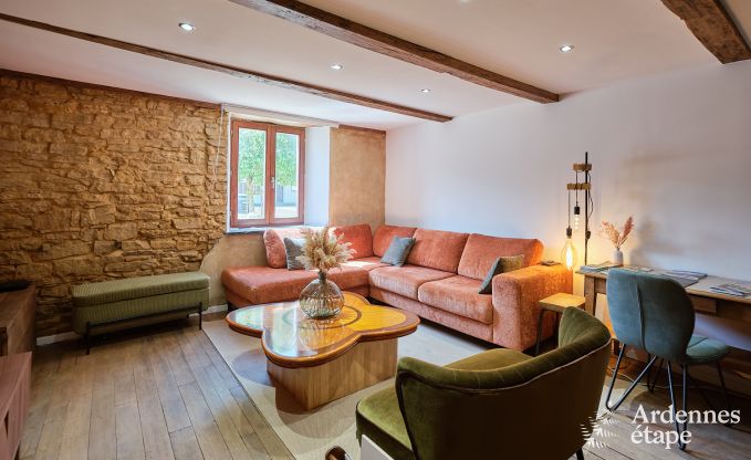 Charming holiday home for 8 people in Florenville with 4 bedrooms, wellness and play tower on the Semois
