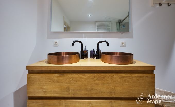 Charming holiday home for 8 people in Florenville with 4 bedrooms, wellness and play tower on the Semois