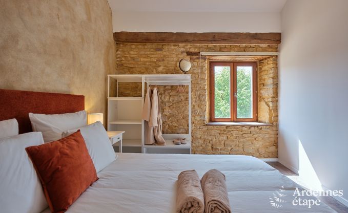 Charming holiday home for 8 people in Florenville with 4 bedrooms, wellness and play tower on the Semois