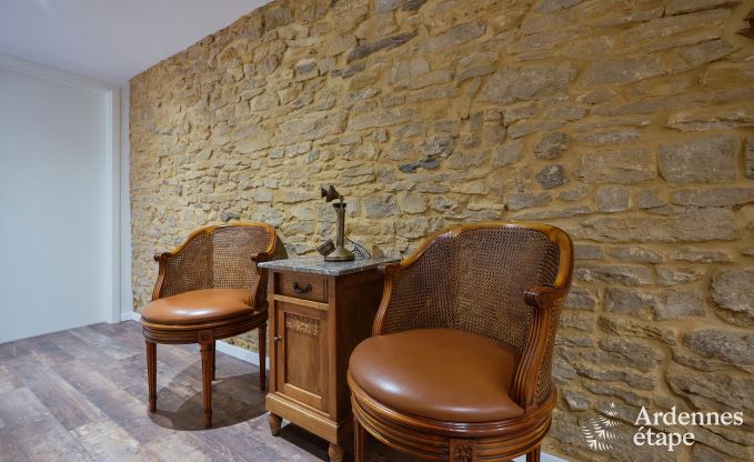 Charming holiday home for 8 people in Florenville with 4 bedrooms, wellness and play tower on the Semois