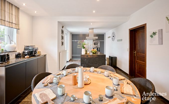 Spacious comfortable holiday home for 10 people in Voeren with private pool, jacuzzi and garden