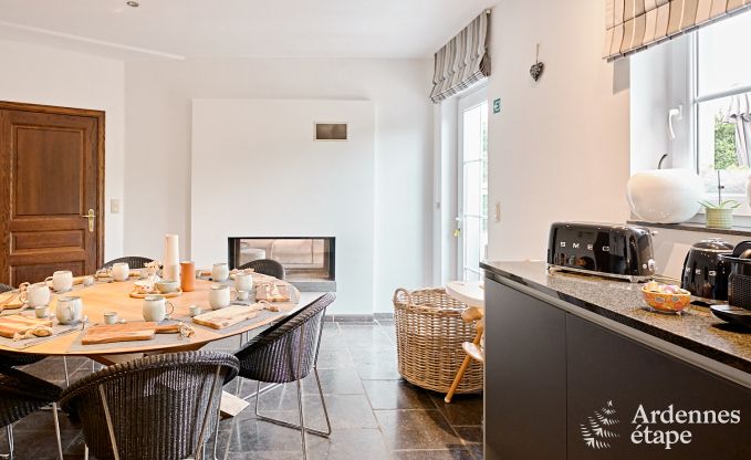 Spacious comfortable holiday home for 10 people in Voeren with private pool, jacuzzi and garden