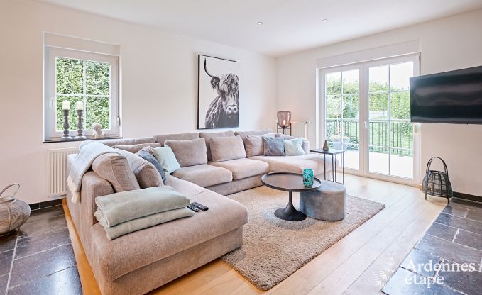 Spacious comfortable holiday home for 10 people in Voeren with private pool, jacuzzi and garden