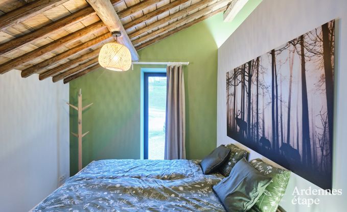 Cosy holiday home in Francorchamps for 4 people with private terrace and wood pellet stove