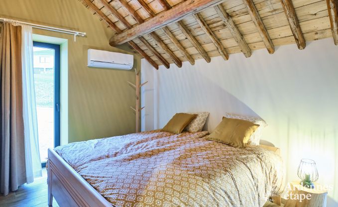 Cosy holiday home in Francorchamps for 4 people with private terrace and wood pellet stove