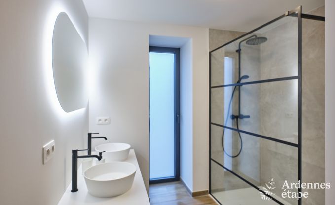 Cosy holiday home in Francorchamps for 4 people with private terrace and wood pellet stove