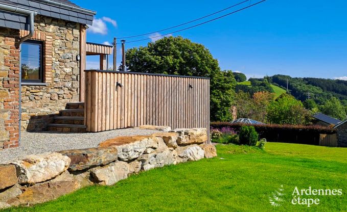 Cosy holiday home in Francorchamps for 4 people with private terrace and wood pellet stove