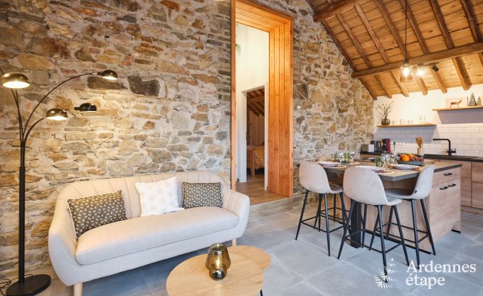 Cosy holiday home in Francorchamps for 4 people with private terrace and wood pellet stove