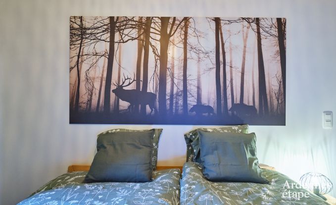 Cosy holiday home in Francorchamps for 4 people with private terrace and wood pellet stove