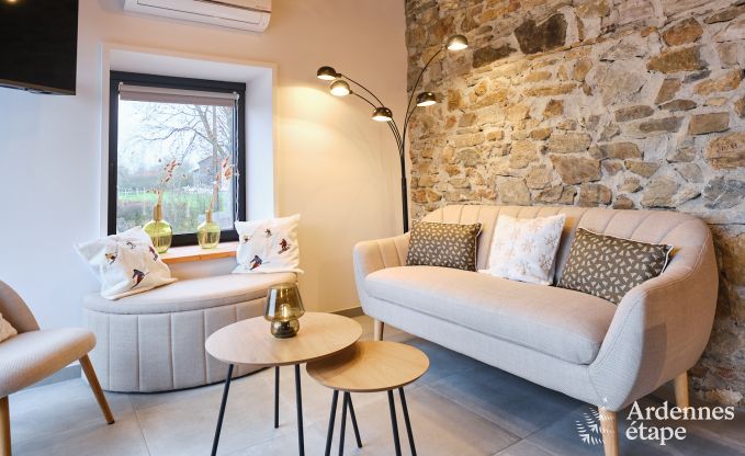Cosy holiday home in Francorchamps for 4 people with private terrace and wood pellet stove