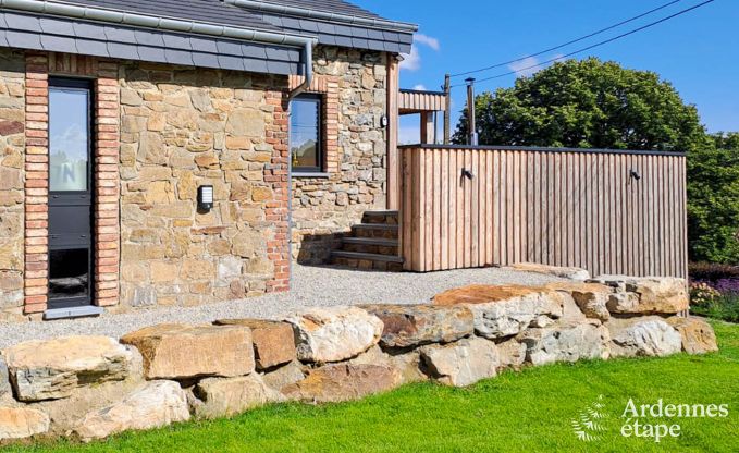 Cosy holiday home in Francorchamps for 4 people with private terrace and wood pellet stove