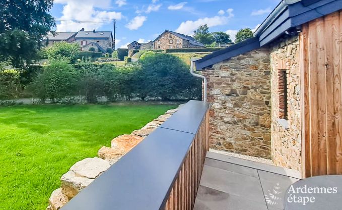 Cosy holiday home in Francorchamps for 4 people with private terrace and wood pellet stove