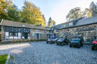 Holiday home for 16 persons in Francorchamps in the Belgian Ardennes