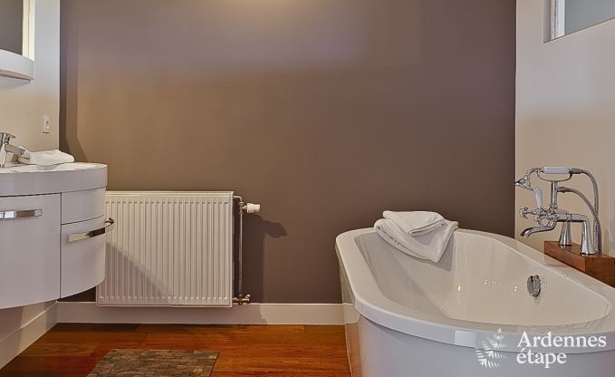 Luxury holiday home in Froidthier for 10 guests with swimming pool, wellness and 5 bedrooms near Aubel