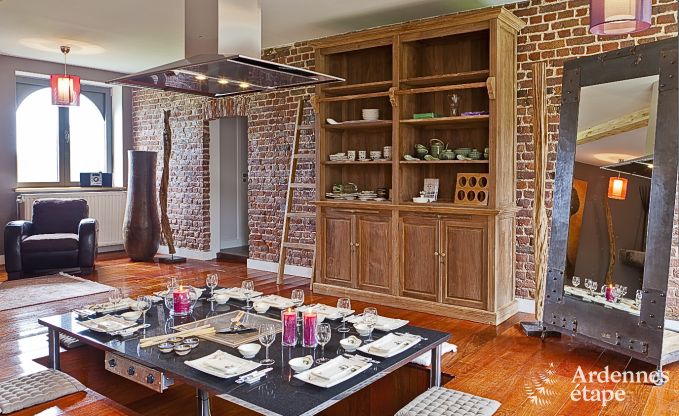 Luxury holiday home in Froidthier for 10 guests with swimming pool, wellness and 5 bedrooms near Aubel