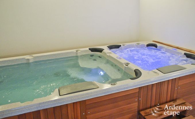Luxury holiday home in Froidthier for 10 guests with swimming pool, wellness and 5 bedrooms near Aubel