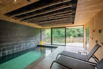 Luxury holiday villa for 14 people with beautiful view in Gedinne, Ardennes,