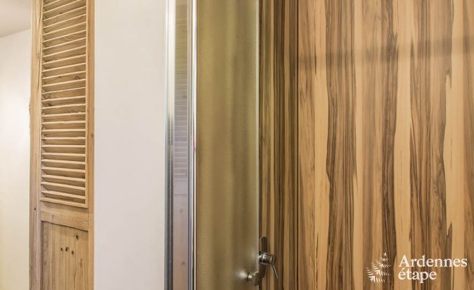 Holiday home for families in Gouvy with swimming pool, sauna and view in the Ardennes