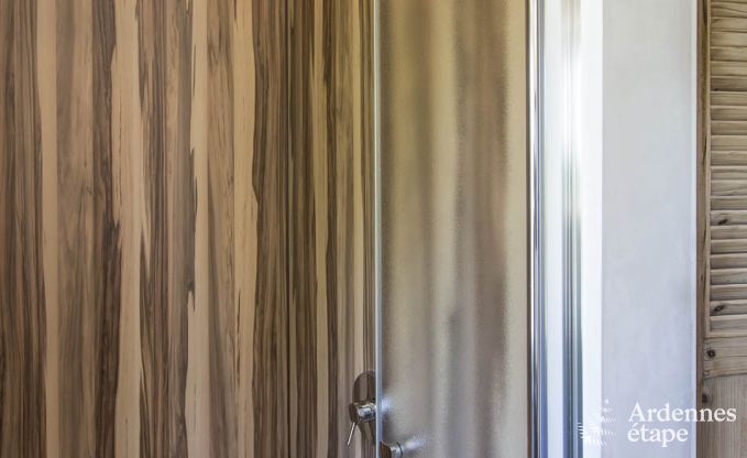 Holiday home for families in Gouvy with swimming pool, sauna and view in the Ardennes