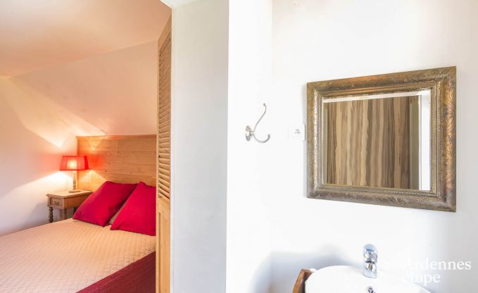 Holiday home for families in Gouvy with swimming pool, sauna and view in the Ardennes