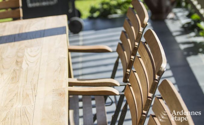 Holiday home for families in Gouvy with swimming pool, sauna and view in the Ardennes