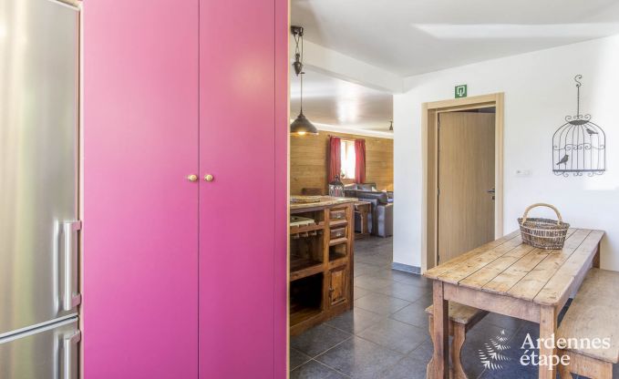 Holiday home for families in Gouvy with swimming pool, sauna and view in the Ardennes