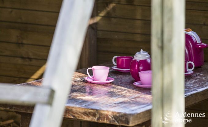 Holiday home for families in Gouvy with swimming pool, sauna and view in the Ardennes