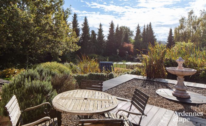 Spacious holiday home for 12 people with swimming pool and private garden in Hamois, Ardennes