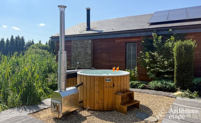 Spacious holiday home for 12 people with swimming pool and private garden in Hamois, Ardennes