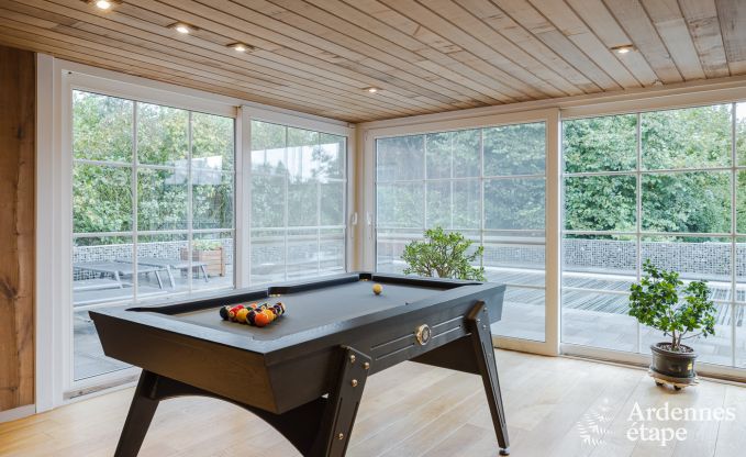 Luxury holiday home in Hamois for 8 people with swimming pool and private garden in the Ardennes