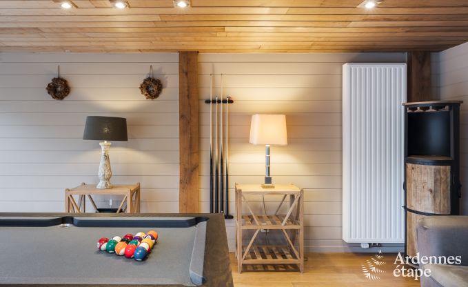 Luxury holiday home in Hamois for 8 people with swimming pool and private garden in the Ardennes