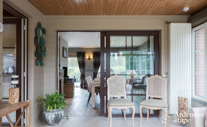 Spacious holiday home for 12 people with swimming pool and private garden in Hamois, Ardennes