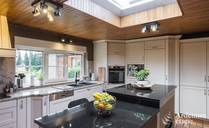 Spacious holiday home for 12 people with swimming pool and private garden in Hamois, Ardennes
